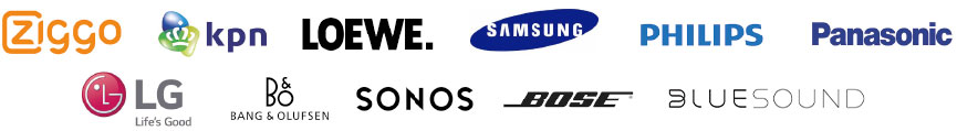 Merken: Loewe | Samsung | Philips | Panasonic | LG | Bang & Olufsen | Sonos | Bose | Bluesound